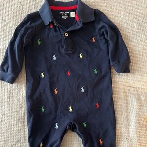 Ralph Lauren Soft Cotton Coverall - 9 months